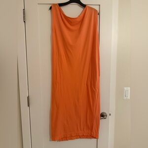 Free People FP Beach Orange Sleeveless Shift Dress XS
